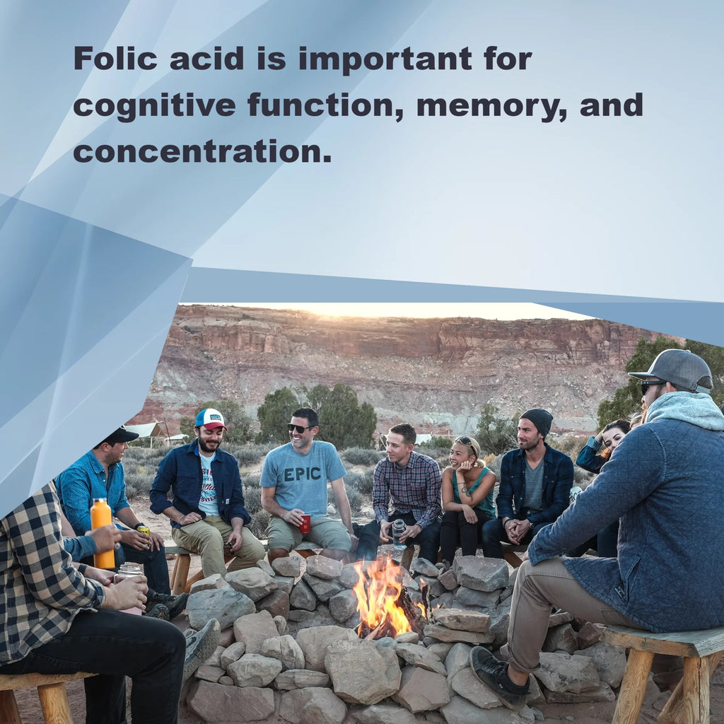Folic Acid 5 mg 100 Capsules Gluten Free Non-GMO K48954