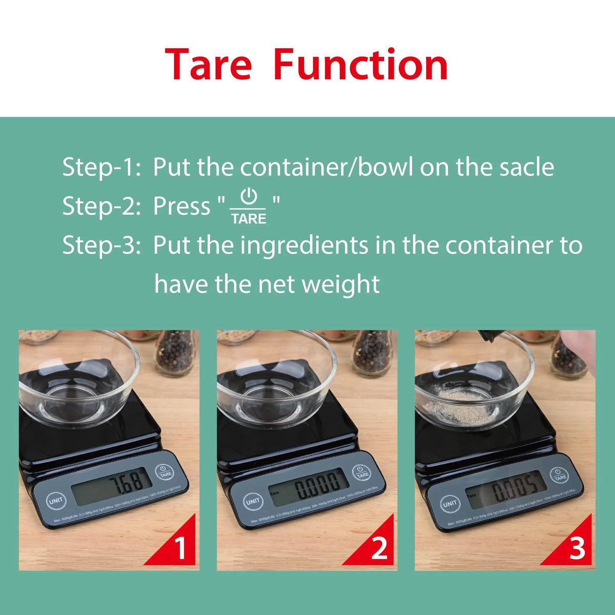 Digital Kitchen Scale A80301