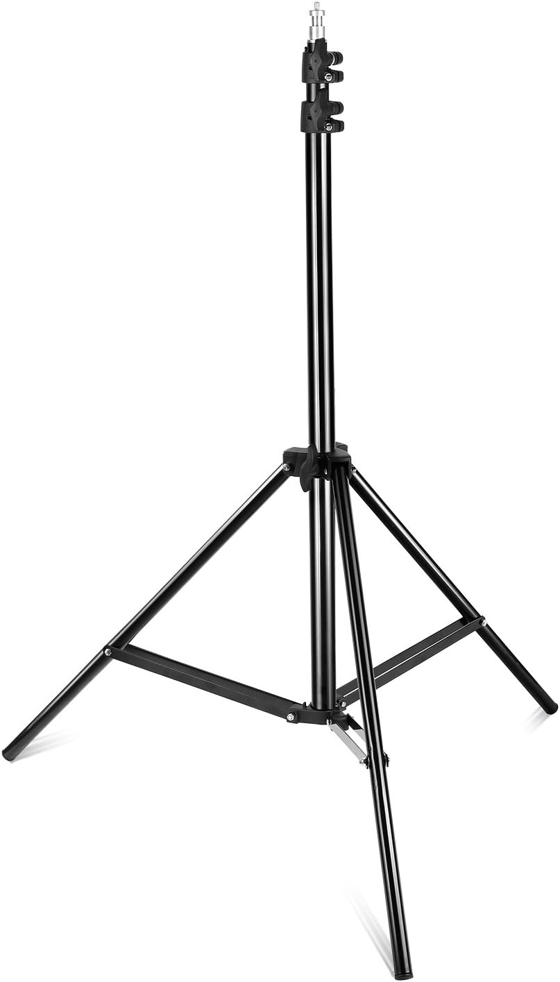 2 Pieces Bi-color 660 LED Video Light and Stand Kit with Barndoor F471