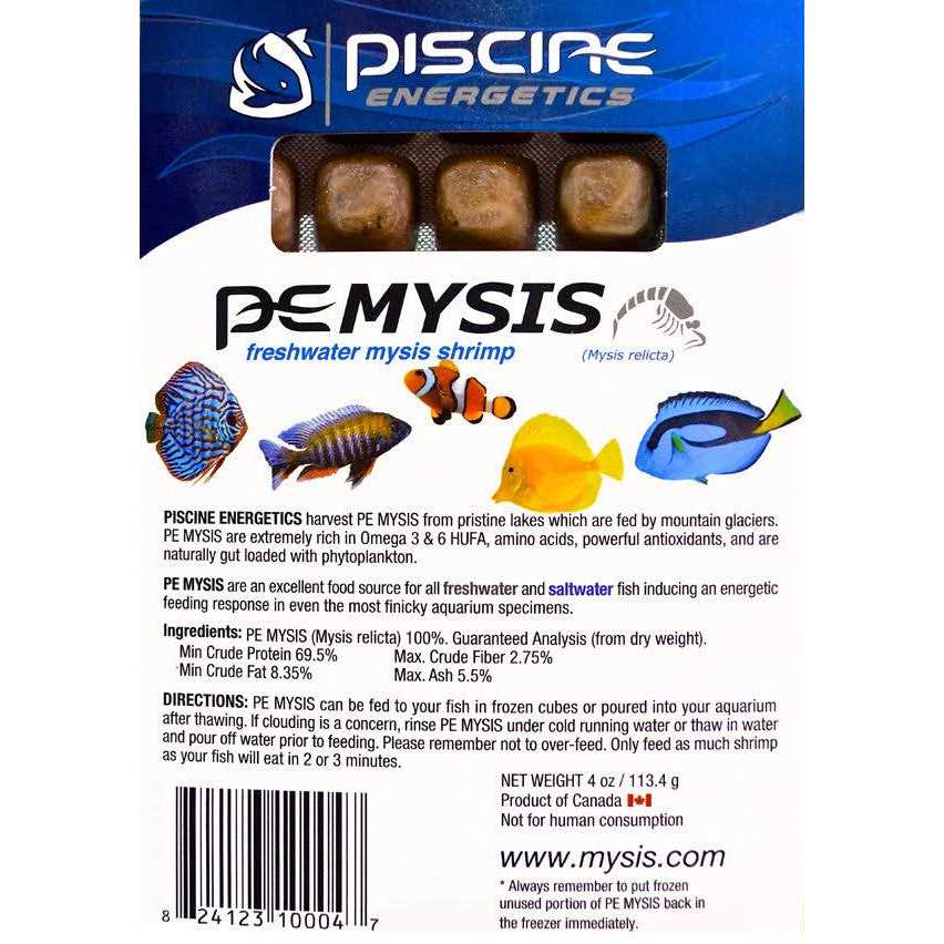 Frozen Mysis Shrimp Fish Food A6980