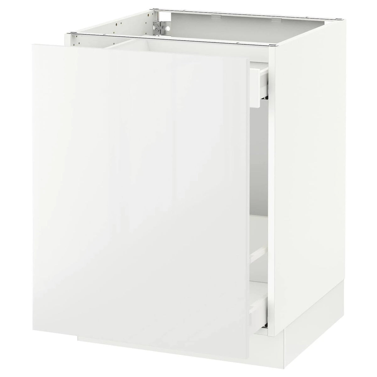 White 24x24x30 Base Cabinet with 1 Door L391075