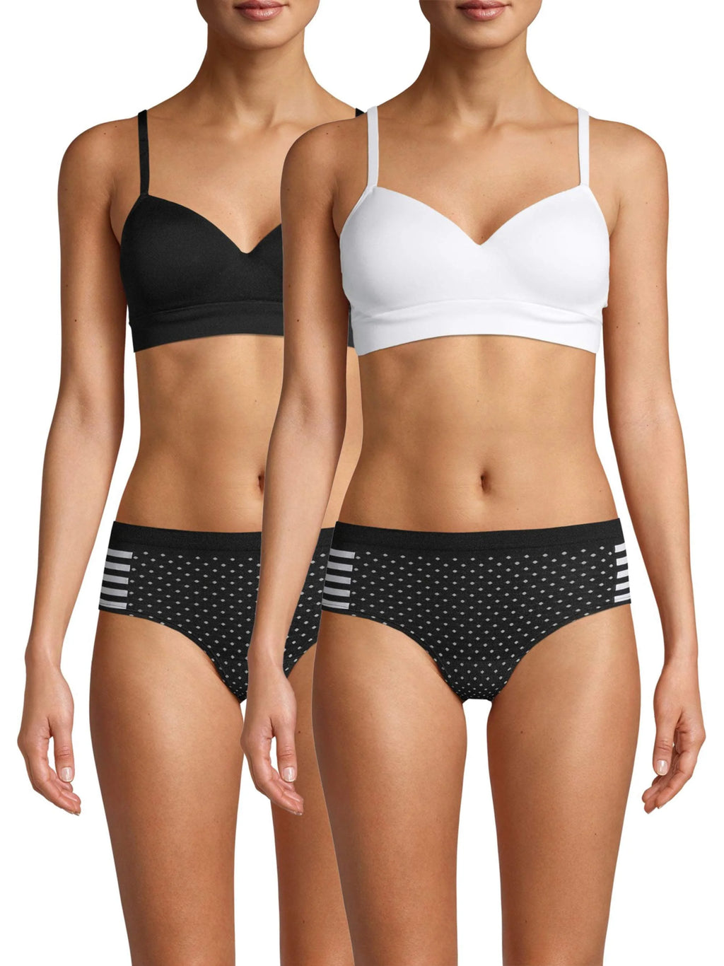 Seamless Comfy Bra, 2-Pack E867667