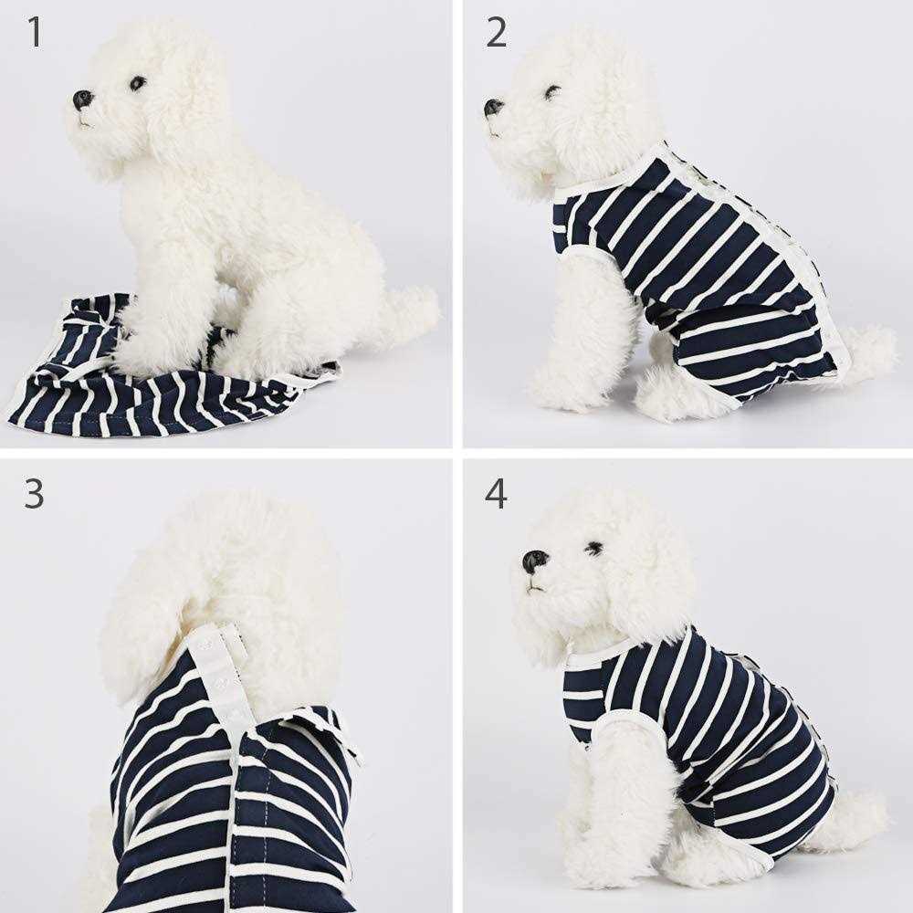 Dog Diapers Sanitary Panties Pet Recovery Suit I129