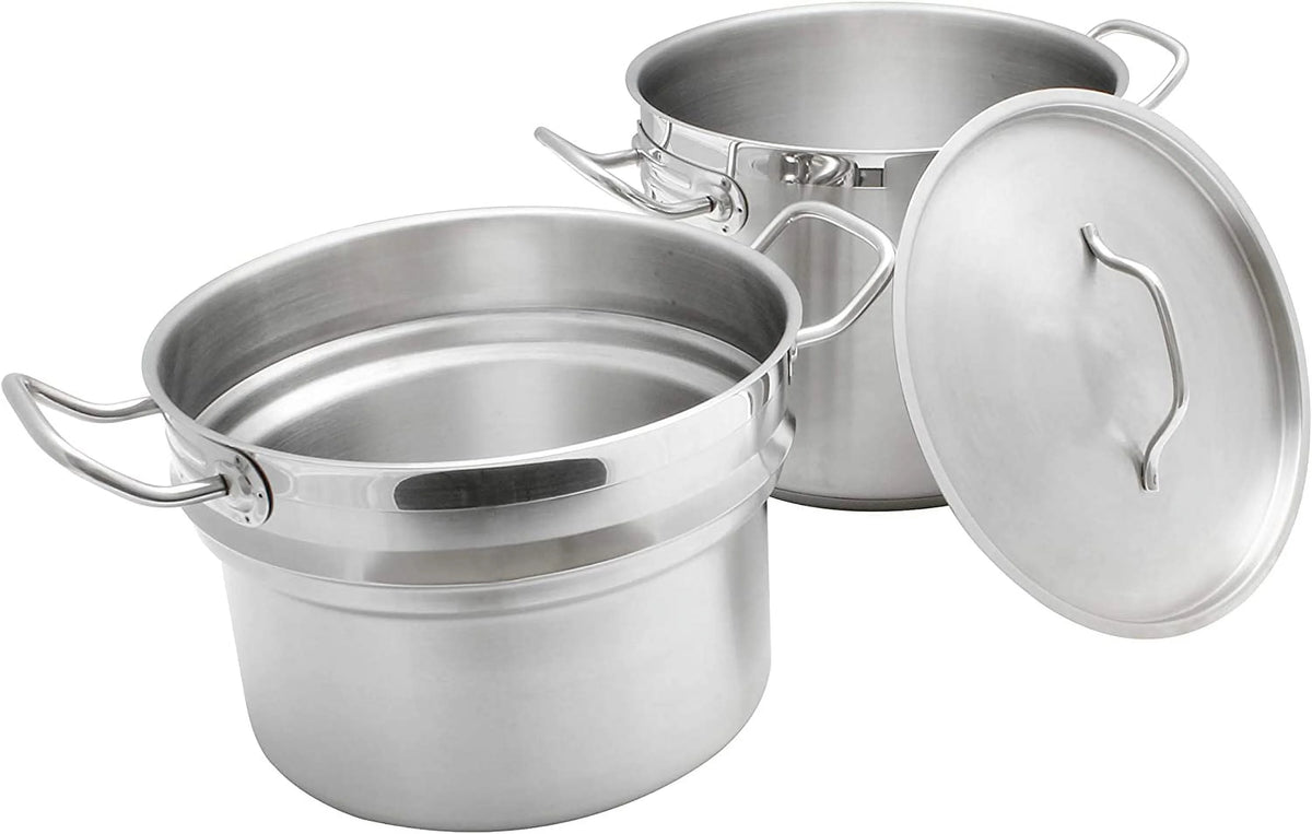 20 quart 18/8 Stainless Steel Double Boiler 3 Pcs Set A689