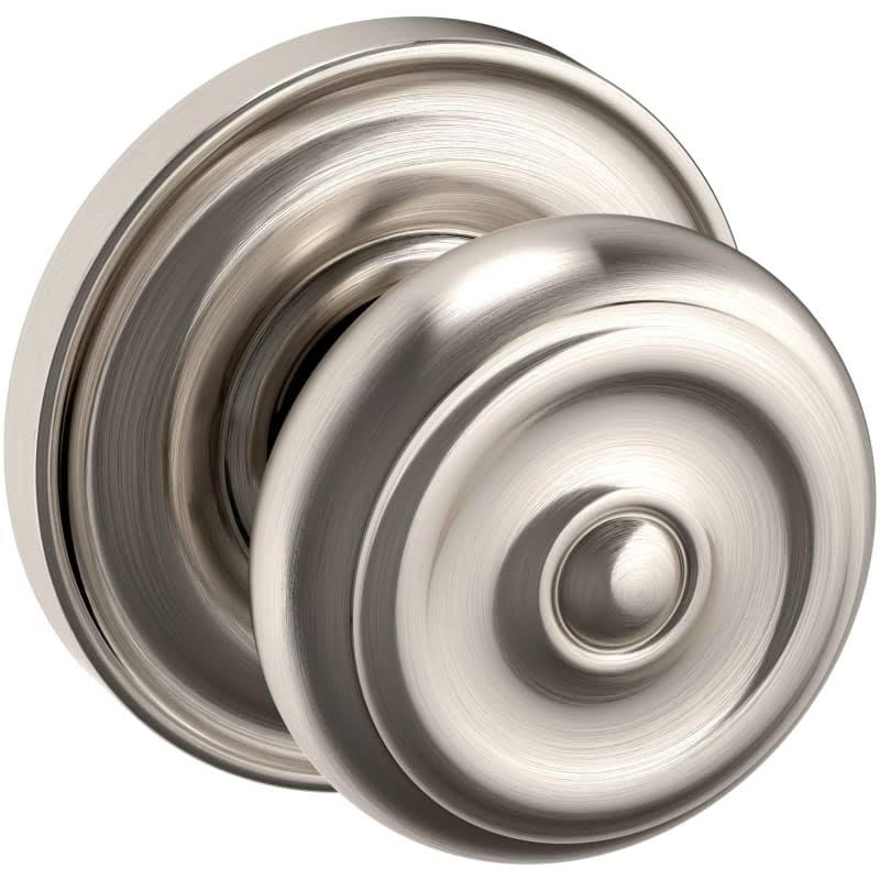 Satin Nickel Colonial Knob Dummy Set T572