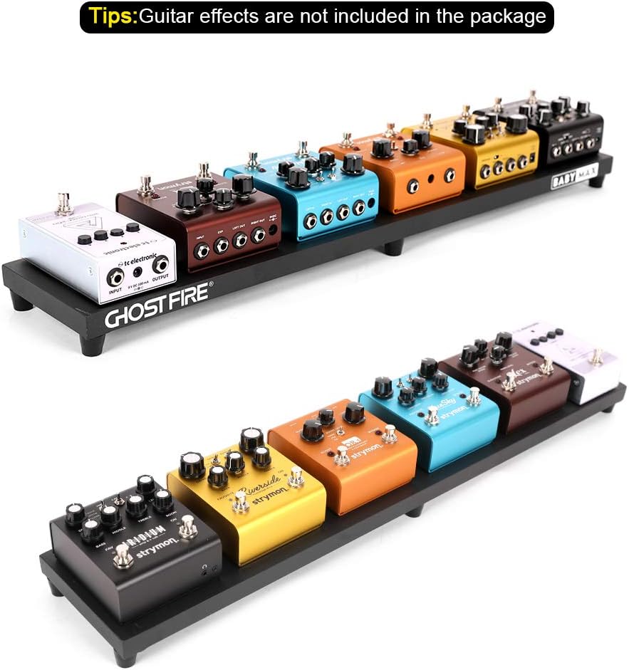 Aluminum Alloy Effect Pedalboard with Carry Bag T32526