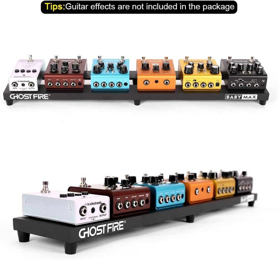 Aluminum Alloy Effect Pedalboard with Carry Bag T32526