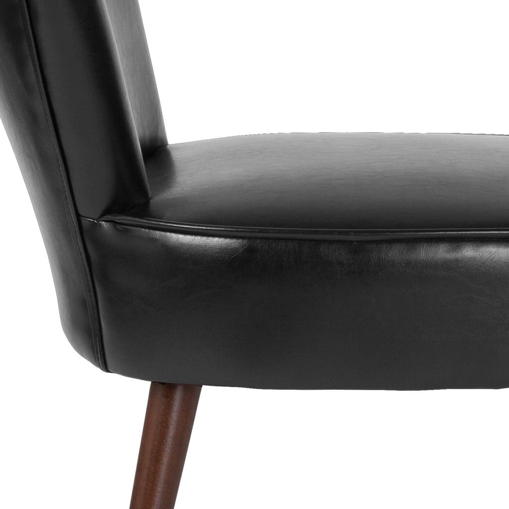 Black LeatherSoft Retro Chair M614646