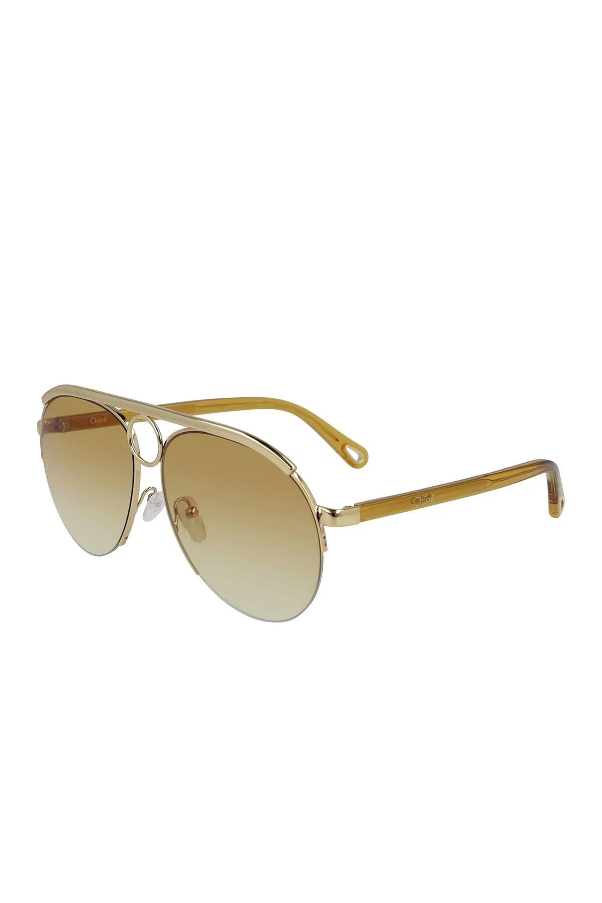 Gold Aviator Sunglasses C87951