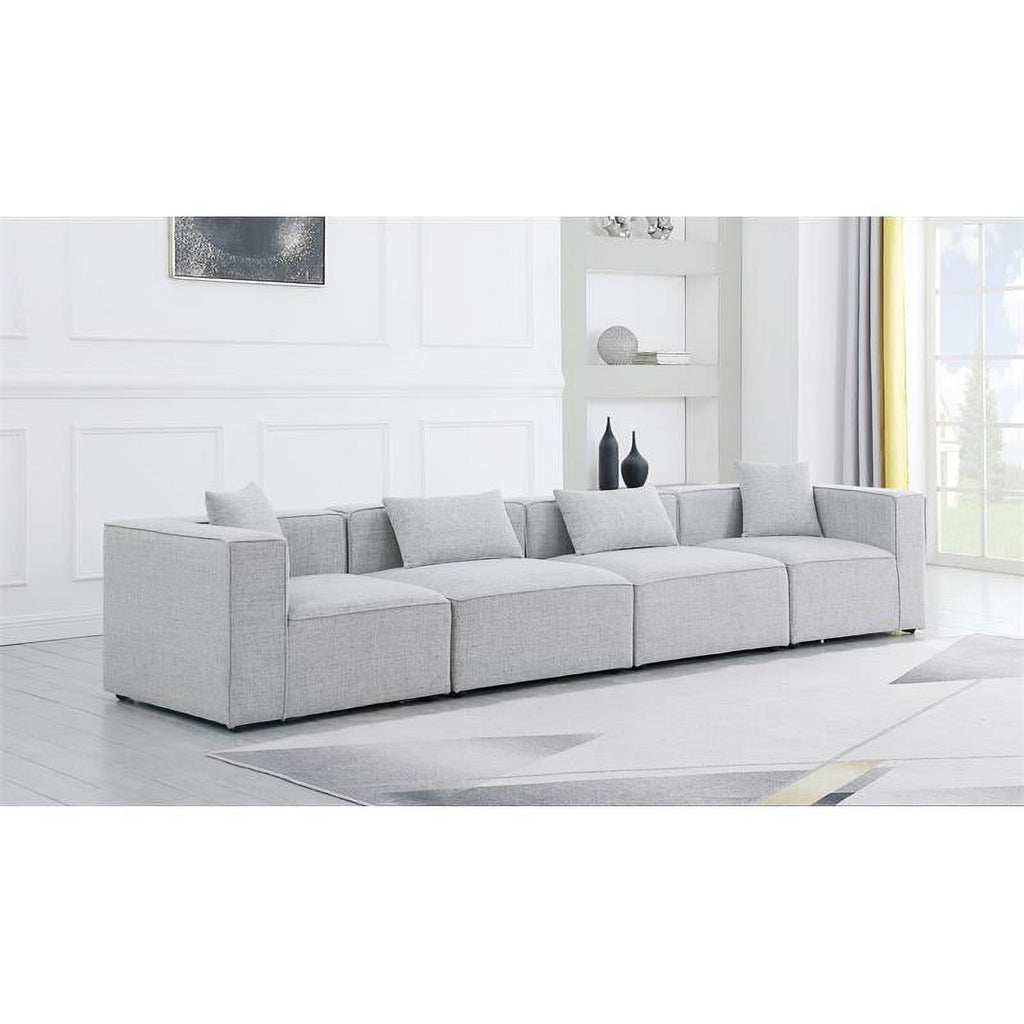 Grey Linen Modular Sofa G997