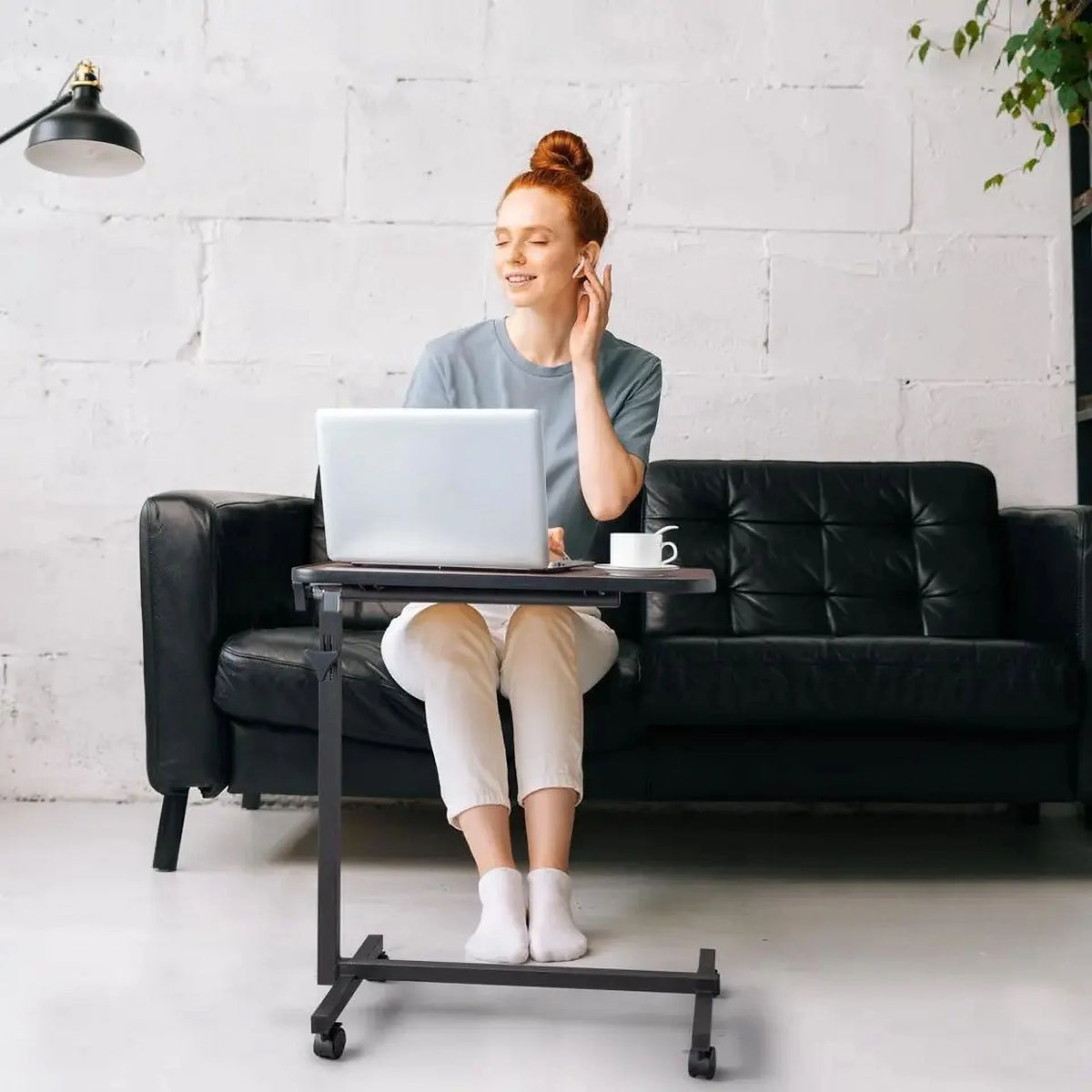 Adjustable Rolling Laptop Desk W2594