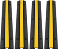 4 Pack Rubber Cable Protector Ramp Heavy Duty Speed Bumps J71549