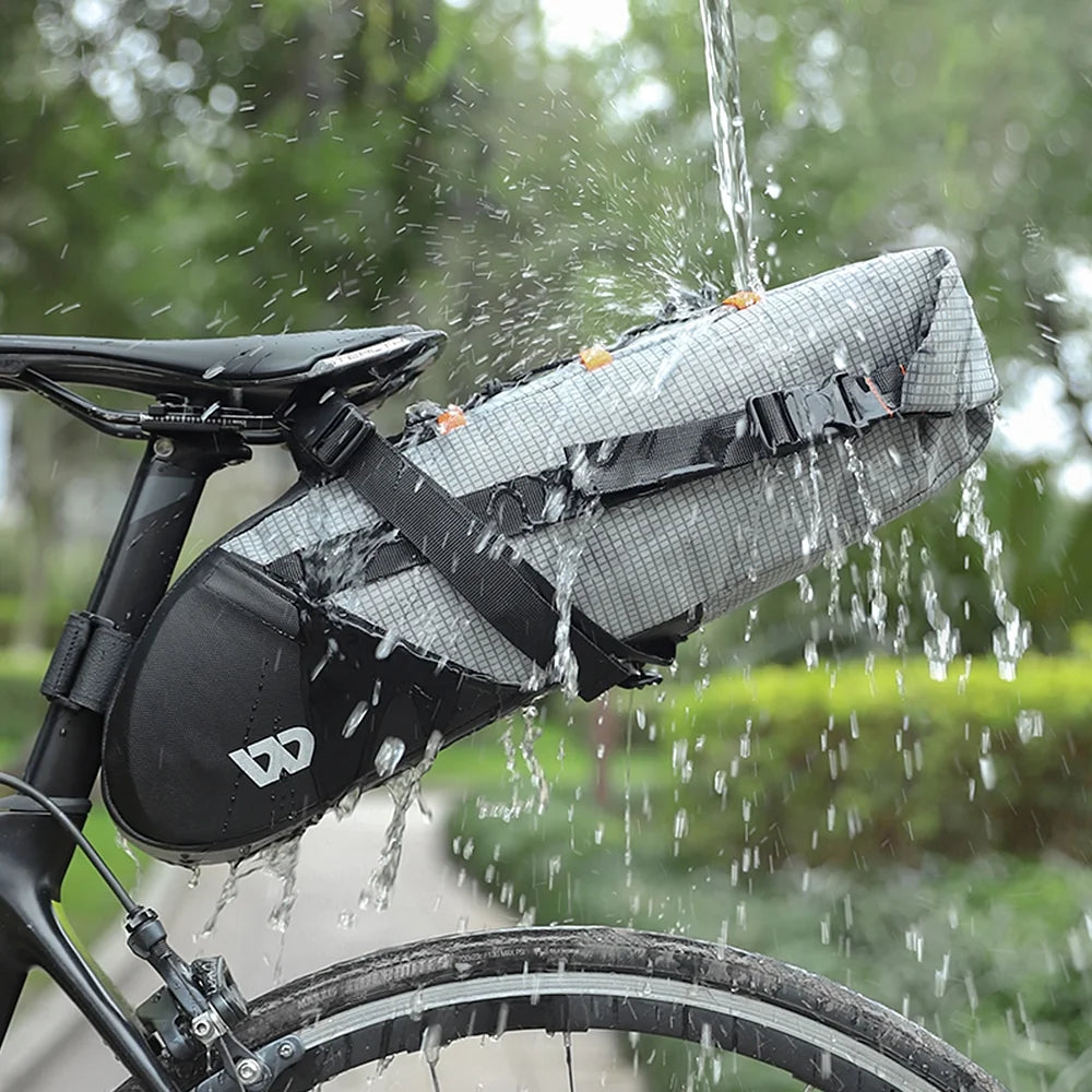 Waterproof Bike Saddle Bag 10L Tail Bag Pannier E411229