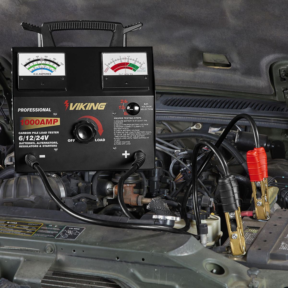 1000 Amp 6/12/24V Carbon Pile Battery Load Tester G347162
