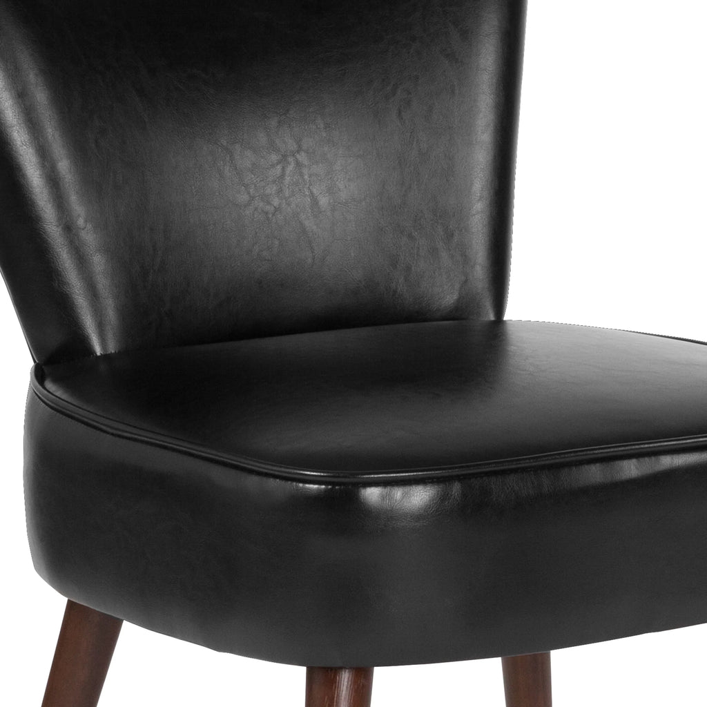 Black LeatherSoft Retro Chair M614646