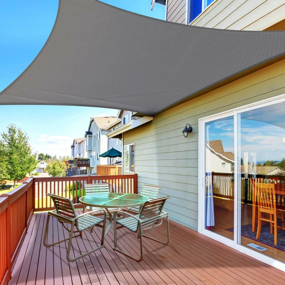 10' x 10' Green Square Sun Shade Sail Canopy W387