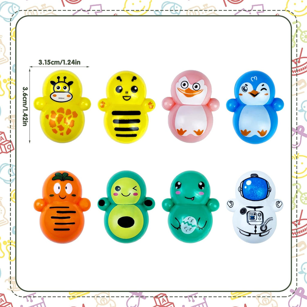 70PCS Mini Animal Tumbler Toys Bulk Set K721