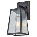 1 Light Outdoor Wall Lantern in Imperial Black Finish Z7005