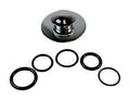 3 in. Polished Metal Round Drain Cover, 2PK L74619