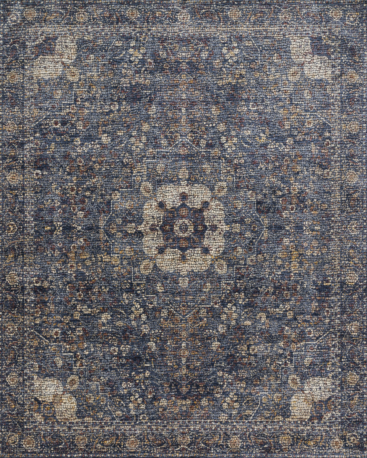 Blue 6'7 x 9'4 Rug T246