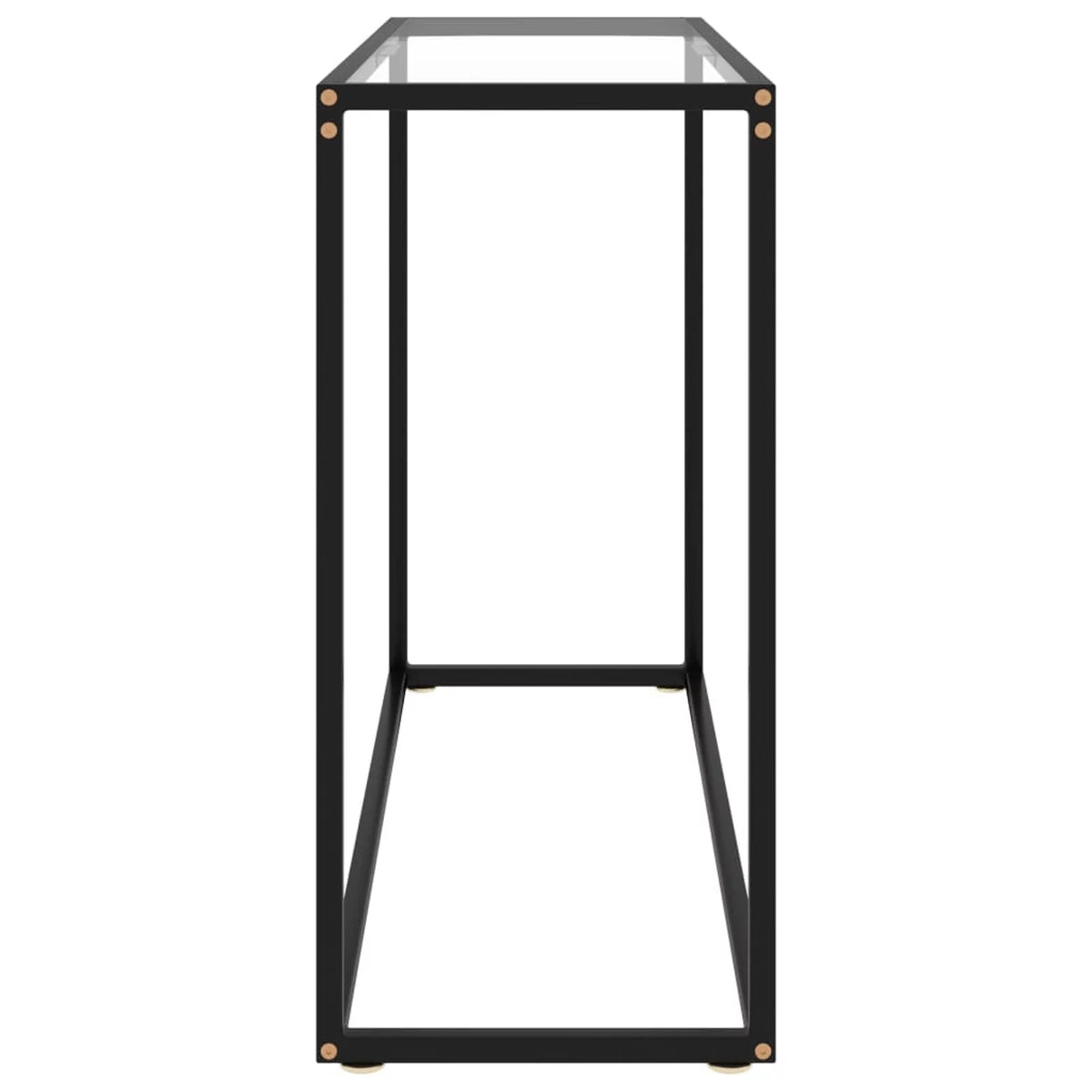 Tempered Glass Console Table with Steel Frame I32570