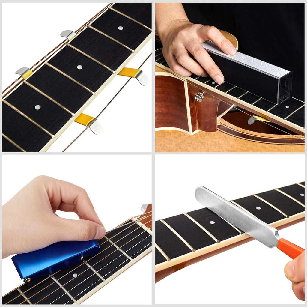 65 Pieces Guitar Repairing Maintenance Tool Kit E50958