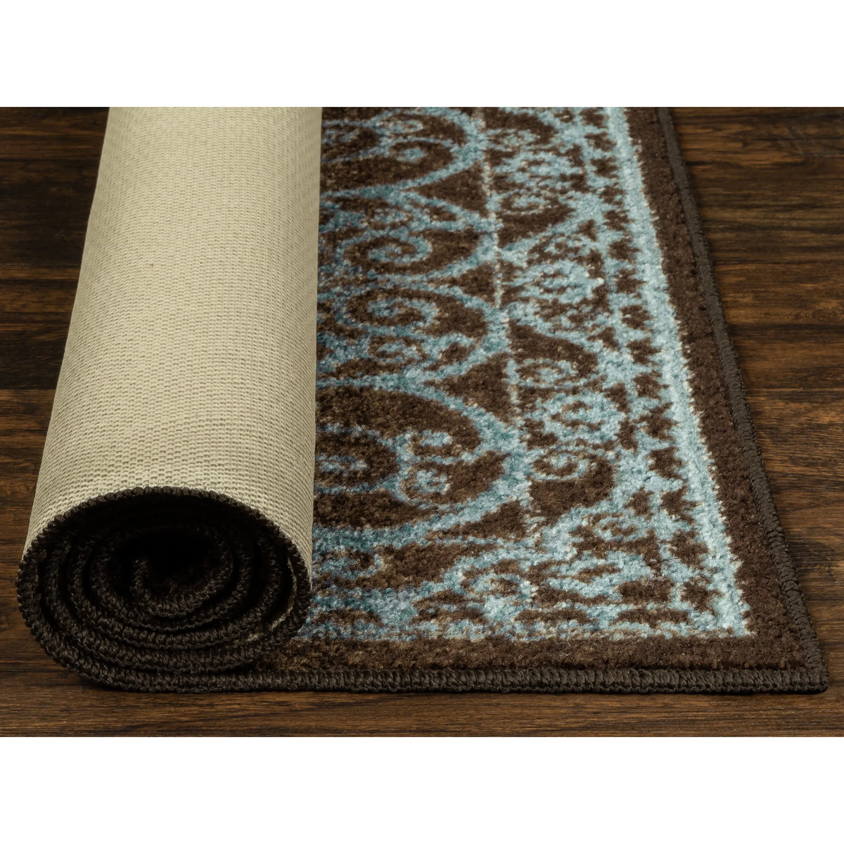 Blue Brown 5' x 7' Area Rug H432666