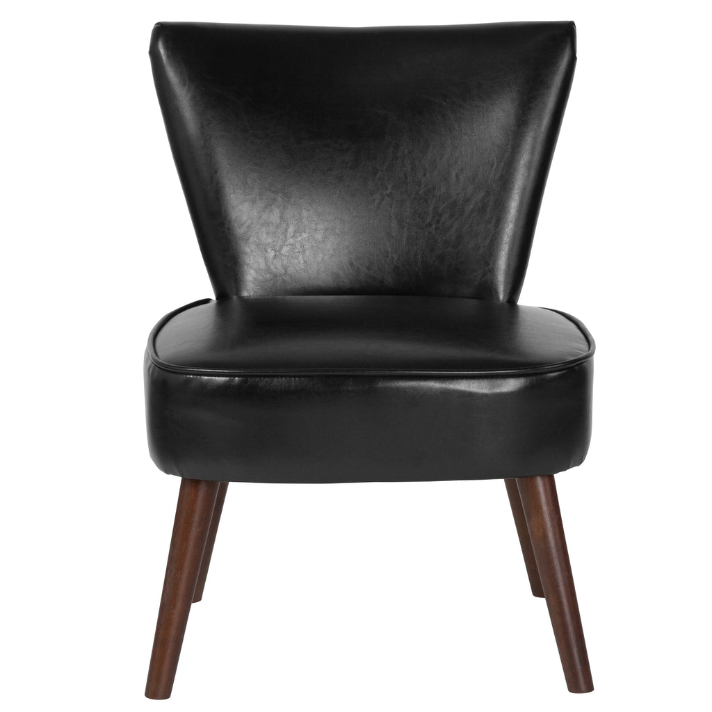 Black LeatherSoft Retro Chair M614646