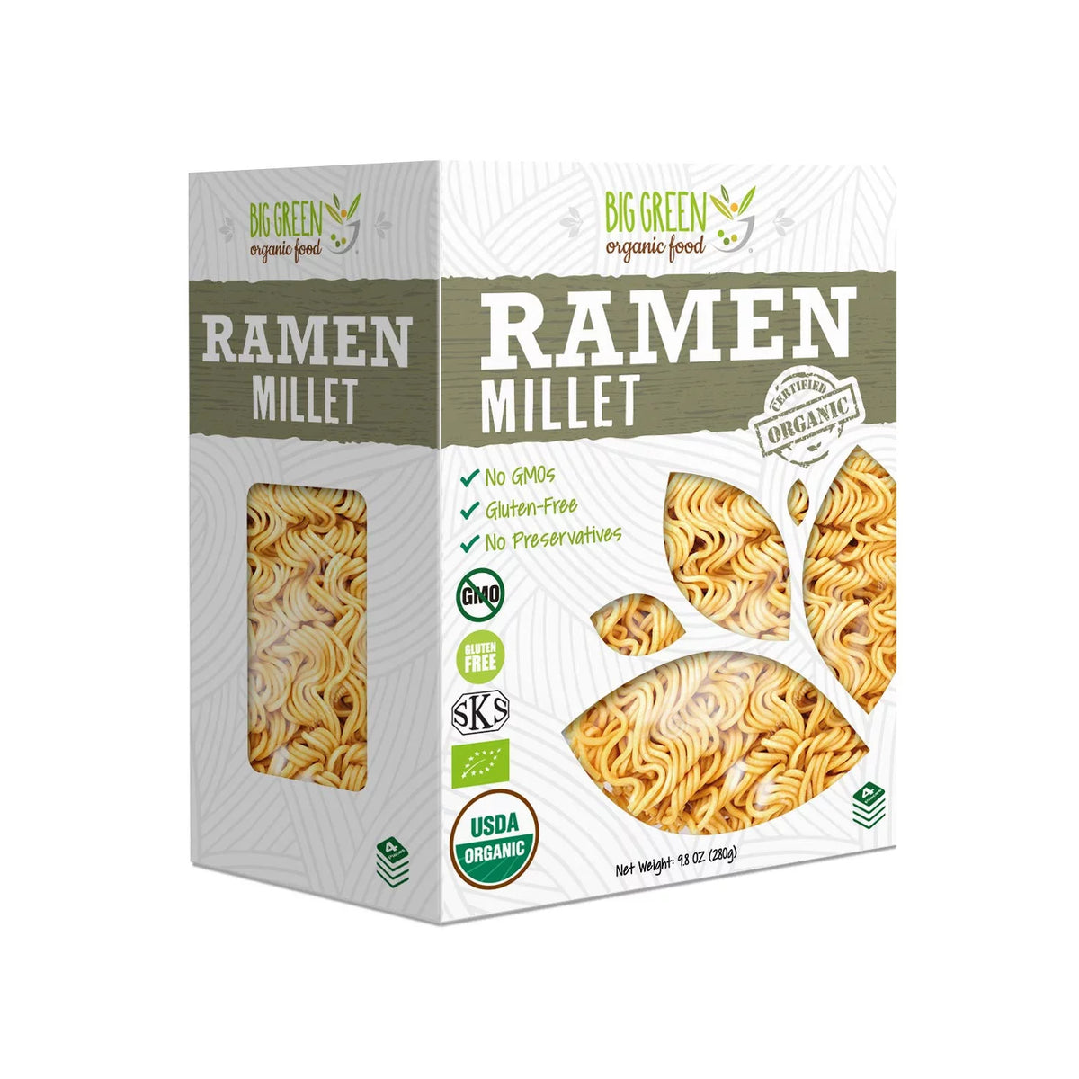 Organic Millet Ramen 9.8 oz 6 Packs M850