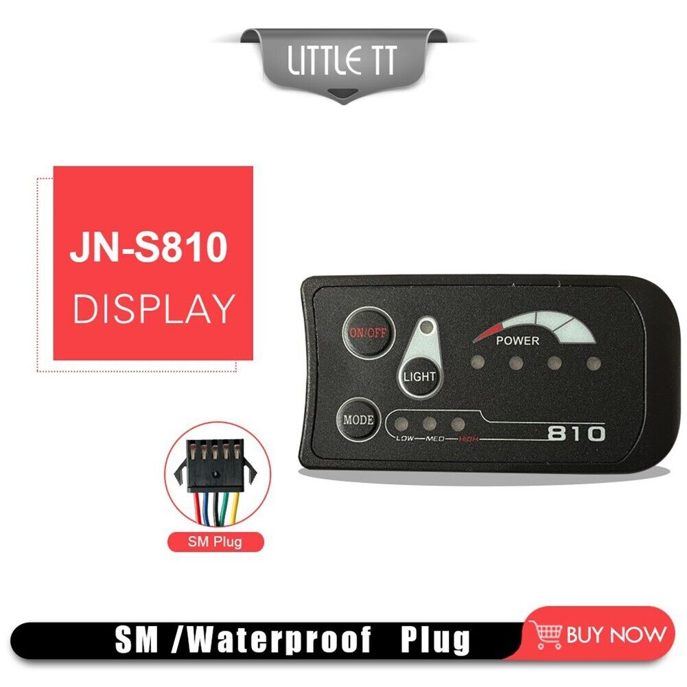 36/48V 26A Sine Wave Controller S810 Display Throttle 8 PAS Kit For E-Bike MTB L3930