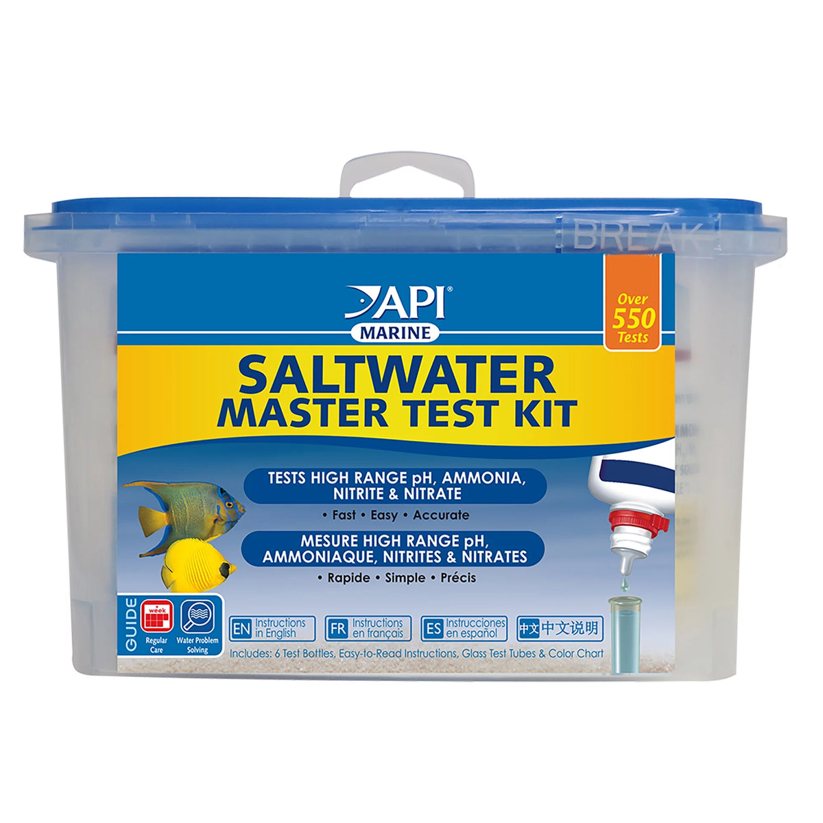 Aquarium Water Test Kit, 550 Tests H552