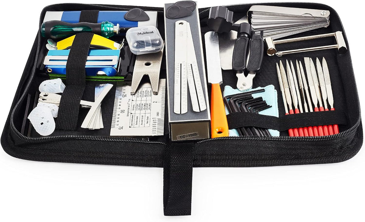 65 Pieces Guitar Repairing Maintenance Tool Kit E50958