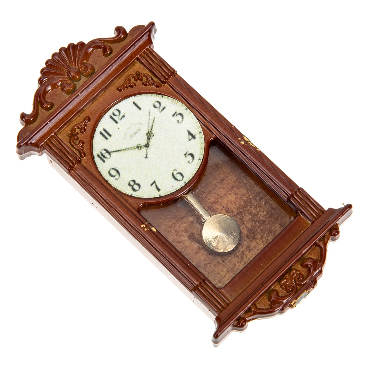 Metal Dollhouse Hanging Clock Toy Doll Furniture W16513